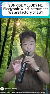Saxofon electric cu căști Melodia răsăritului de soare Muzica vine din viață